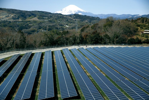 <span class="fontBold">FIT導入後、メガソーラーは各地で急増。発電所が増えた分、送電網への接続や効率の良い運用が課題となっている</span>(写真=ロイター/アフロ)