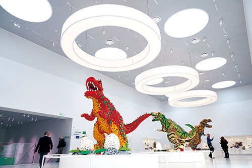 <b>9月28日、デンマークのレゴ創業の地にオープンした「レゴハウス」</b>（写真＝永川 智子）