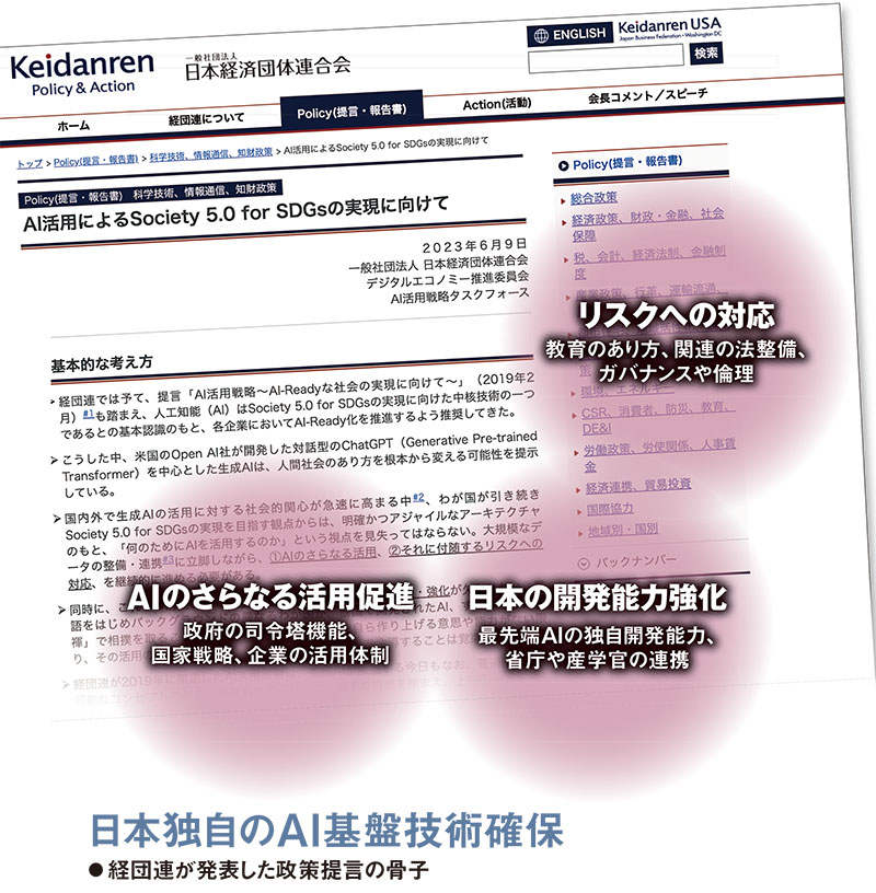 国産の大規模言語モデル 日本語処理の水準で差異化図る：日経ビジネス電子版