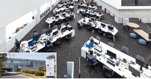 <span class="fontBold">2019年に大津市に設置した未来創造研究センター。50年先の課題解決を研究テーマにしている</span>(写真=菅野 勝男)
