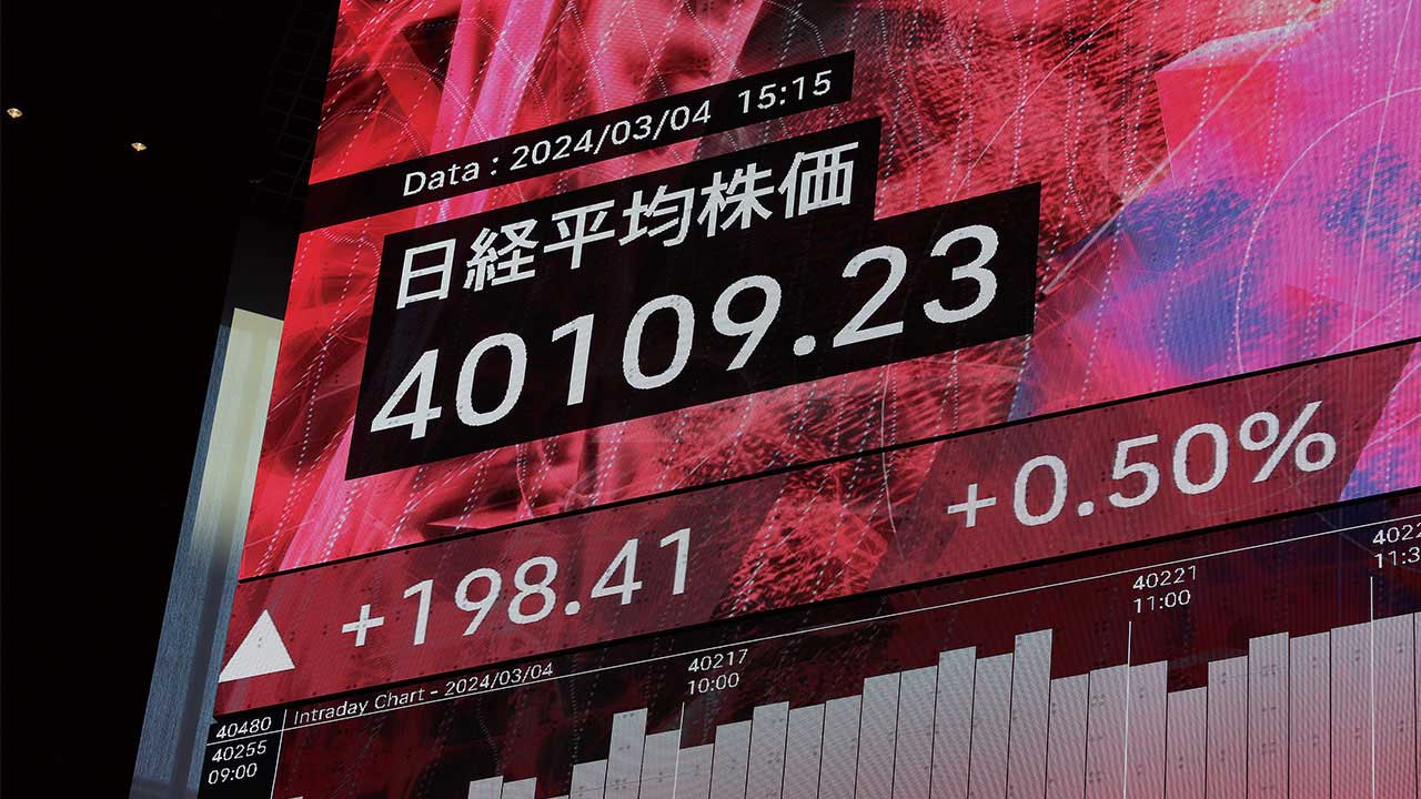 日経平均株価、史上初の4万円台到達 海外勢の日本買い 賞味期限を決める3要素：日経ビジネス電子版