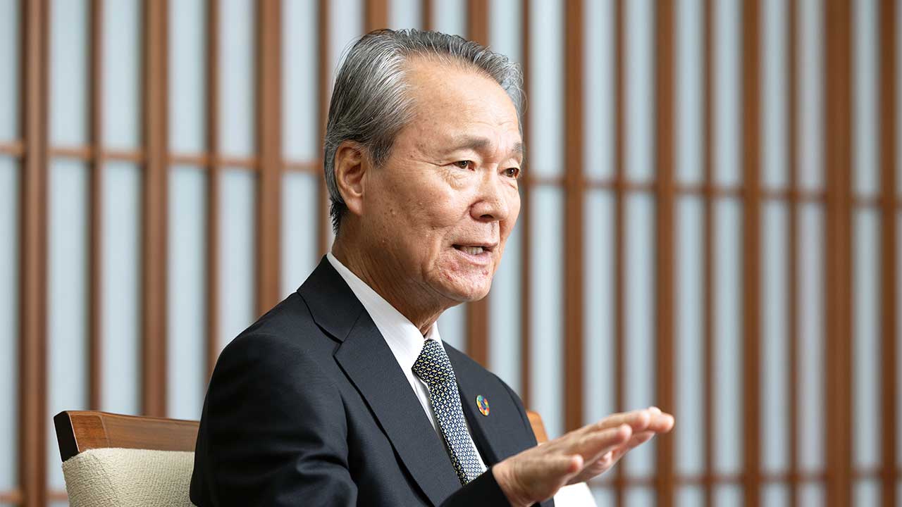 経団連の筒井義信会長　「分断の時代、企業が改革の旗手に」