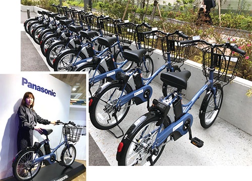 <span class="fontBold">パナソニックは横浜市でシェア自転車サービスを始める</span>