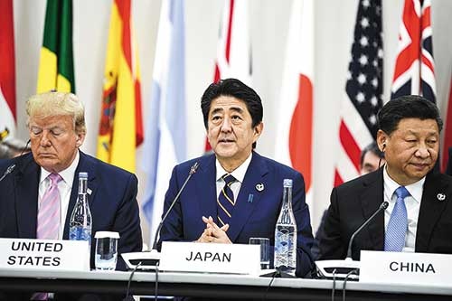 <span class="fontBold">米中は大阪での首脳会談で貿易協議の再開で合意した</span>（写真=AFP/アフロ）