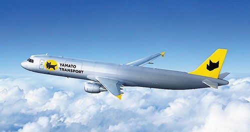<span class="fontBold">欧州エアバス製の小型旅客機「A321」を貨物専用機に転用した機材を利用する（機体デザインはイメージ）</span>