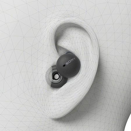 ソニーの完全ワイヤレスイヤホンは、耳を完全にふさがないことで「ながら聴き」に対応する