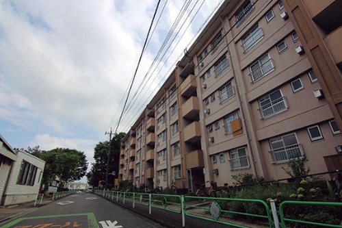 <span class="fontBold">高度経済成長期に建設された東京都清瀬市の旭が丘団地。 高齢化に伴って、活気を失う「昭和の郊外団地」の典型といえる</span>