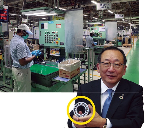 <span class="fontBold">日本精工は在庫量や調達ルートを見直している。野上宰門CFOは「新たな秩序を想定する」と話す</span>