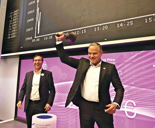 独ティッセンの水素製造子会社は7月、株式上場を果たした（写真=AFP/アフロ）