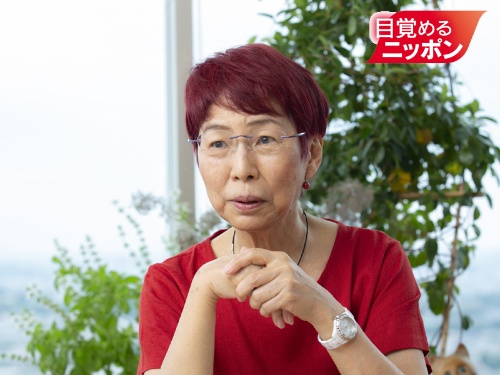 認定NPO法人ウィメンズアクションネットワーク(WAN)理事長の上野千鶴子氏。<a href="https://www.u-tokyo.ac.jp/ja/about/president/b_message31_03.html" target="_blank">東京大学入学式の祝辞</a>が大きな話題を呼んだ(写真:的野弘路)