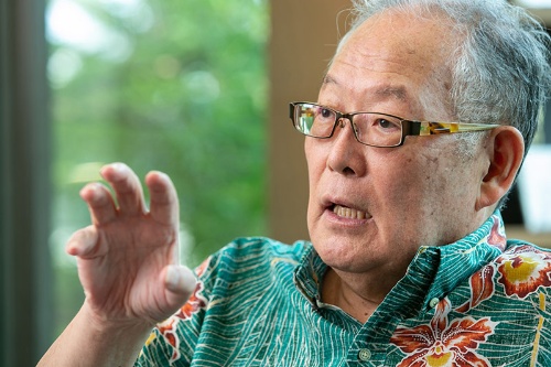 元グーグル日本法人名誉会長の村上憲郎氏(撮影:的野 弘路)