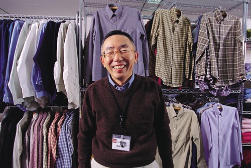 2001年1月の記事掲載当時のファーストリテイリングの柳井正氏(写真:清水盟貴)