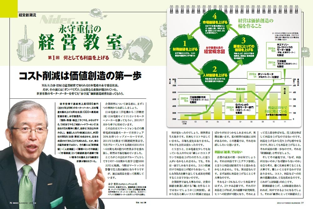 利益は「結果」ではない 日本電産が追求する価値創造の連鎖