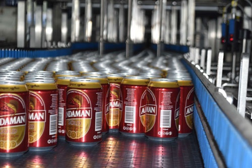 ミャンマー・ブルワリーが製造する廉価カテゴリービールの「アンダマンゴールド」