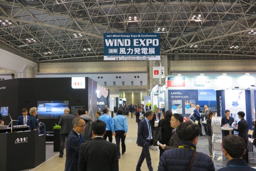 国際風力発電展には国内外から148社が出展