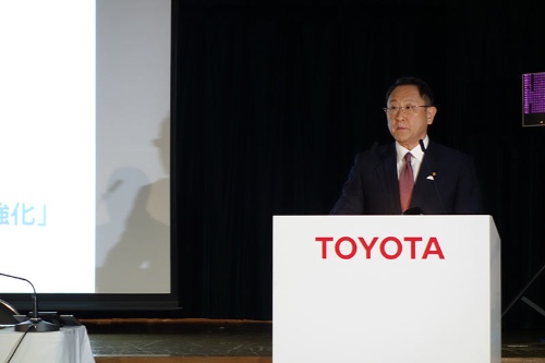 トヨタ自動車の豊田章男社長