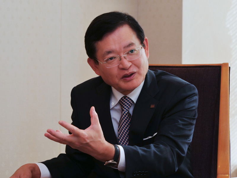 車谷社長「東芝は総合電機ではなくデータカンパニーになる」