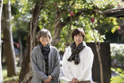 Climate Integrate代表理事の平田仁子さん（右）と、NY在住の文筆家、佐久間裕美子さん（左）。若者から企業まで、幅広く気候変動対策をエンパワーする二人だ。　©Chisato Hikita
