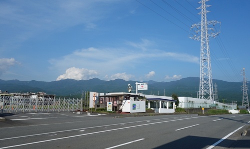 2021年夏の東富士工場跡地の様子。ウーブン・シティの建設に向けて工場の取り壊しや造成工事が進む
