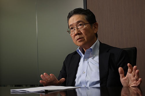 リケンの前川泰則社長が共同持ち株会社リケンNPRの会長兼CEOに就任した(写真=陶山勉)