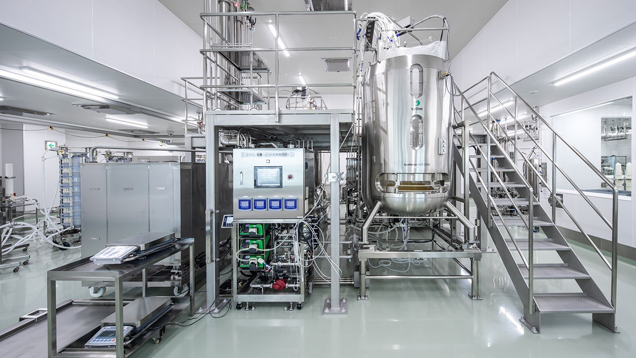 中外製薬が製造技術革新 バイオ医薬の多品種生産へ:日経ビジネス電子版