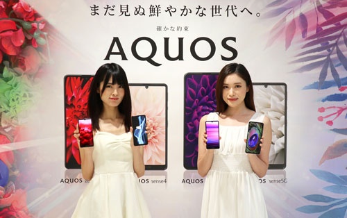 シャープが発表した5G対応のスマートフォンの新機種