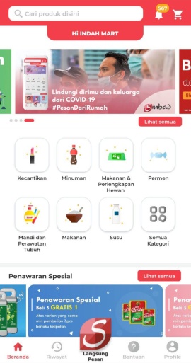 インドネシアのスタートアップ、シンバッドが小規模店舗向けに提供している商品の発注アプリ