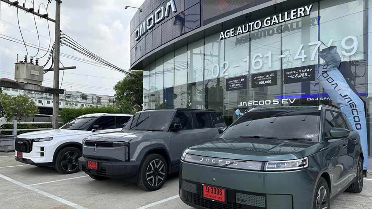 中国のメーカーで海宝のTV自動車ナビ 謎の中国EVブランド、OMODA＆JAECOOがタイに旋風 BYD・トヨタに続く