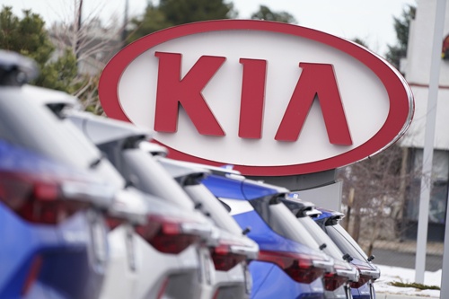 起亜はアップルカーの米国の生産ラインを任される可能性がある(写真:AP/アフロ)