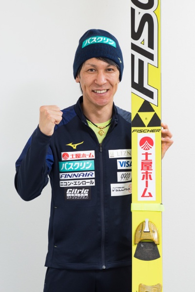 47歳で現役として活躍するスキージャンプの葛西紀明選手（写真：吉田サトル）