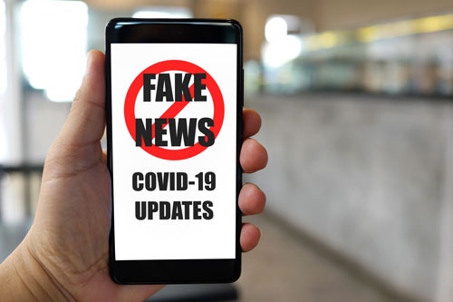 ネットには新型コロナウイルスに関するウソがまん延している(写真:shutterstock)