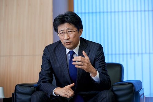 2022年2月にみずほFG社長に就任した木原正裕氏(写真:吉成大輔)
