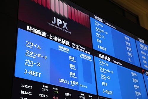東京証券取引所改革によって、かつての1部、2部、ジャスダック、マザーズの4市場は実質最上位のプライム、中堅企業のスタンダード、新興成長企業のグロースに再編された（写真：共同通信）