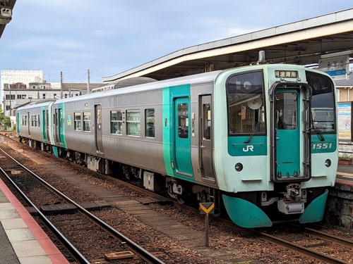 JR牟岐線は現在、海部駅より1つ手前の阿波海南駅（徳島県海陽町）までの運行になっている