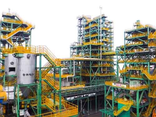 JFEスチール西日本製鉄所福山地区で研究を進めているフェロコークス製造設備(写真:JFEホールディングス)