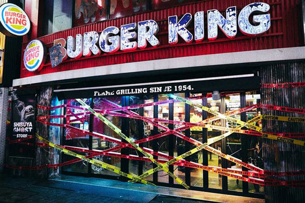 オワコン扱いのバーガーキングを奮起 「渋谷ゴーストストア大作戦