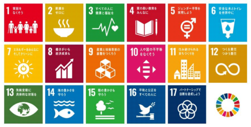SDGs（持続可能な開発目標）には17のゴール、169のターゲットがある（出所／外務省ホームページ）