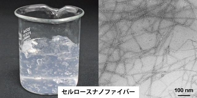 ゆうはりに使われたセルロースナノファイバー（CNF）。使う量はほんの数％だという。CNFは焼成時に燃えてなくなる仕組み（写真提供／陶葊）