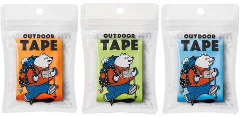 「OUTDOOR TAPE（アウトドアテープ）」は8色がある（写真提供／ヤマト）（c）mikke design lab.