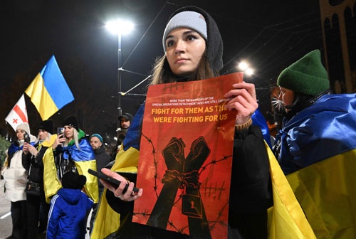 プーチン大統領は、ウクライナ侵攻と同じことをジョージアでもしていた(写真=AFP/アフロ)
