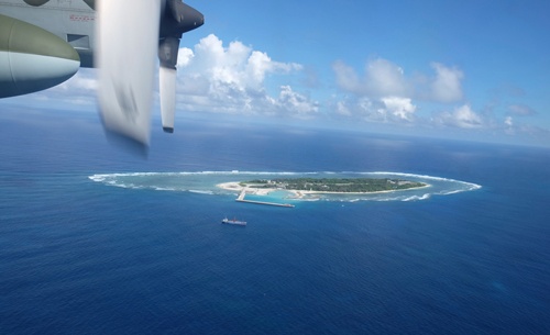 台湾が実効支配する太平島(写真:AP/アフロ)