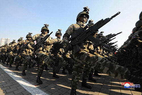 台湾有事が起きたとき、北朝鮮はいかなる行動を取るか（写真＝KCNA/UPI/アフロ）