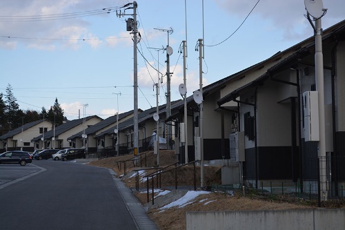 被災者の住む根柄山団地。震災から10年という節目に、一人ひとりの思いは複雑だ