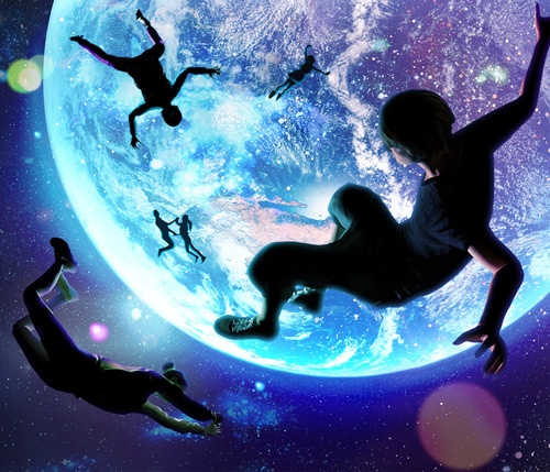 ソニーは人工衛星を通じ、宇宙から地球を眺める体験に近づくことで、人の感性が刺激されるのではないかと期待している(画像:ソニー提供)