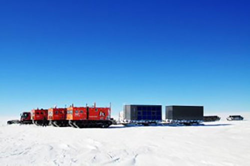 南極昭和基地で実証実験するミサワホームの基地ユニットイメージ