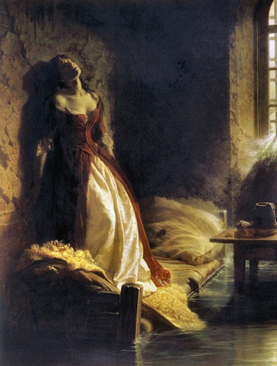 コンスタンチン・フラヴィツキー『皇女タラカーノヴァ』 Princess Tarakanova（1864）（写真：Alamy／アフロ）