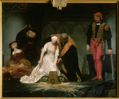 ポール・ドラローシュ『レディ・ジェーン・グレイの処刑』The Execution of Lady Jane Grey（1833）（写真：Bridgeman Images／アフロ）