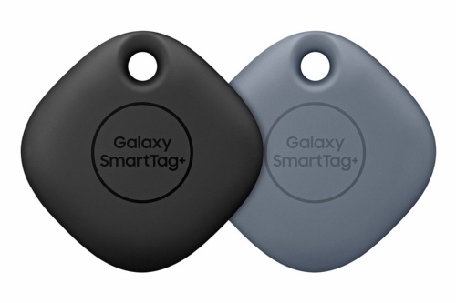 サムスン電子はアップルに先駆けて独自のスマートタグ「Galaxy SmartTag」シリーズを発表している。画像は上位モデルの「Galaxy SmartTag＋」