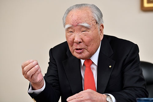 スズキの鈴木修氏(写真:森田直希)