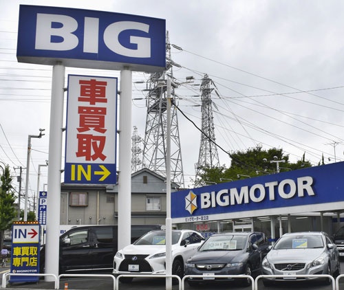 保険金不正請求問題が発覚した中古車販売大手のビッグモーター(写真=共同通信)